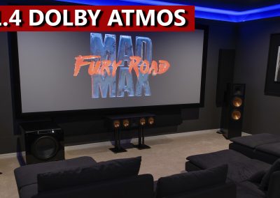 7.2.4 Dolby Atmos Home Theater Tour | 142″ Silver Ticket Screen and Klipsch RP-8000 speakers